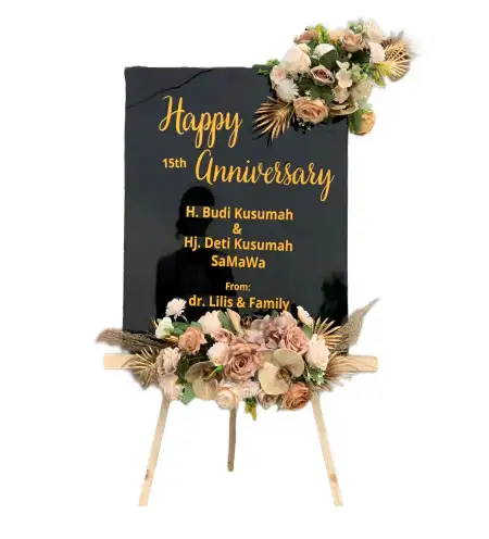 Papan Bunga Akrilik Bonyoh